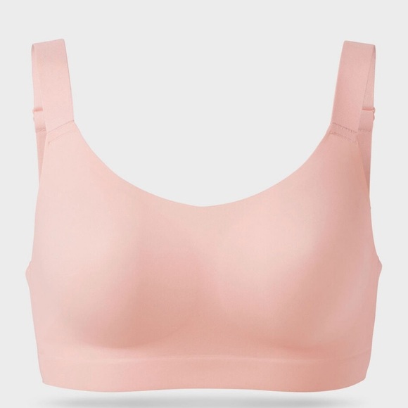 NWT Duluth Line Tamer Bonded Adjustable Back Clasp Bra L Without Cups in Rose - Picture 1 of 9